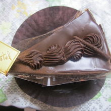 チョコレートケーキはこんな感じです