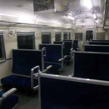 夜間の旭川に向かう汽車は、空いていることが多いです