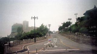 臨津江（イムジン河）をはさんで北朝鮮を望む場所です…。