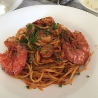 シーフードパスタです