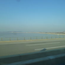 仁川空港島が見えてきました