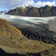 Sjonarpinaから見るSkaftafellsjokul