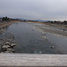渡月橋からの眺め
