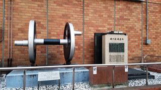 新橋駅汐留口にある立派な記念碑