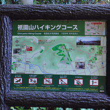 祇園山ハイキングコース 