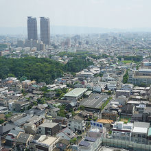 古墳のある風景。
