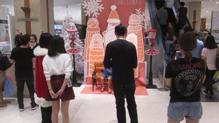 サンタクロースを発見