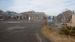 旧日本郵船（株） 小樽支店前に作られた公園