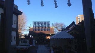 初詣の準備中にお邪魔しました。