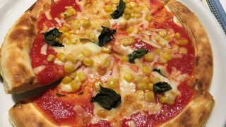 ピザが美味しい