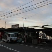 笠岡諸島行の船の乗り場