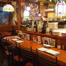 親しみやすい内装