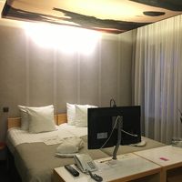 広々としたベッド