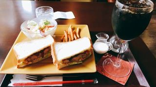 ランチは軽食でした