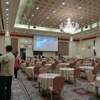 ３階の朝食会場、広すぎ