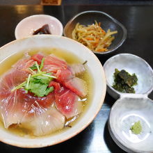 メインの茶漬け