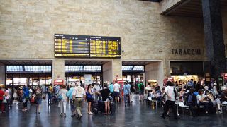 大きな駅でお店もたくさんあります