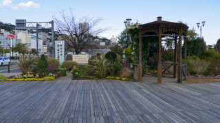 海を眺められるテラス