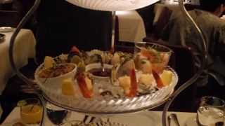 バンクーバーでシーフードタワー