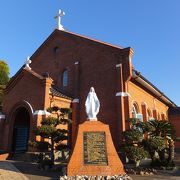 長崎から池島に行く途中で立ち寄りました「カトリック黒崎教会」