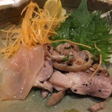 生ハムとたたき