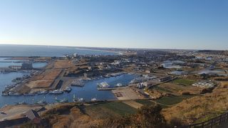 九十九里浜を一望