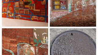 龍山寺のすぐそば、インスタ映えしそうな古い、なんか落ち着く街並みが残っています。