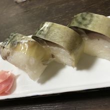 名物鯖の棒寿司
