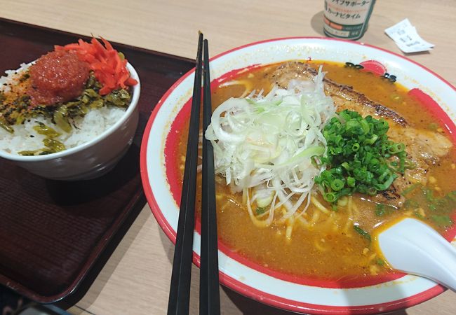 上里サービスエリアのラーメン