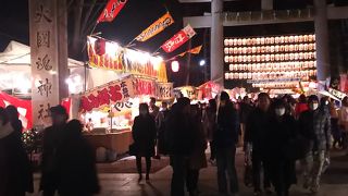 初詣に行きました。