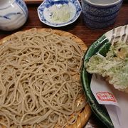 割と新しい蕎麦屋