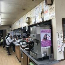 店内です。