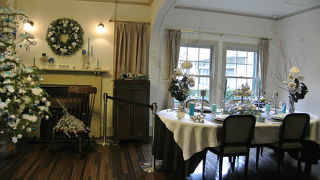 クリスマスの飾り付けがきれいでした。