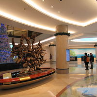 ロビーでは従業員の結婚式も行われていました