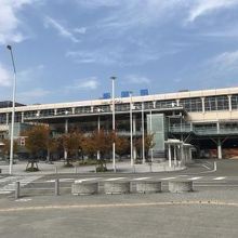 新潟駅の中