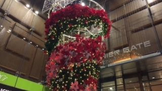 クリスマスツリーが大きくておしゃれ！