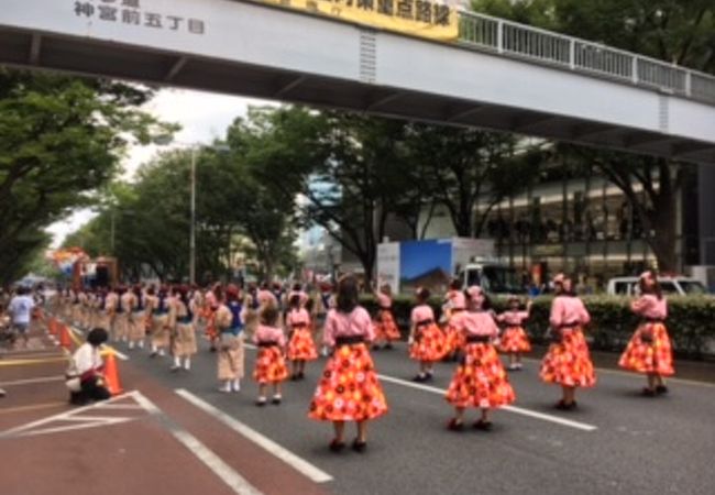 明治神宮奉納 原宿表参道元氣祭 スーパーよさこい