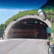 途中にあったトンネル