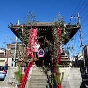 無病息災の白魚稲荷神社