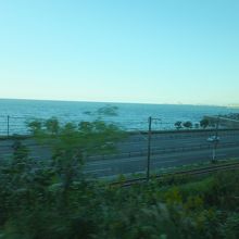 風景。ただ熱線吸収ガラスは景色がクリアじゃなくこれも寂しい