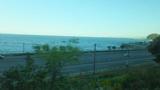 別府と大分の間は絶景