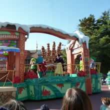 午前中のパレード