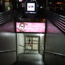 地上からの入り口