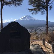 冬は富士山が間近で見れます