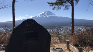 冬は富士山が間近で見れます