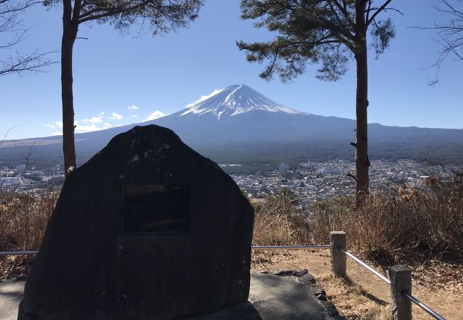 冬は富士山が間近で見れます