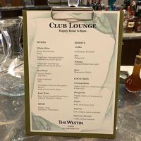 ウェスティンクラブラウンジ　とても素晴らしかった