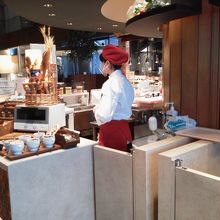 ジェラートを作ってくれます．