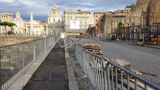 古代ローマ遺跡が広がるエリア