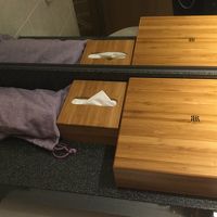 ユニットバス備え付けのアメニティ。